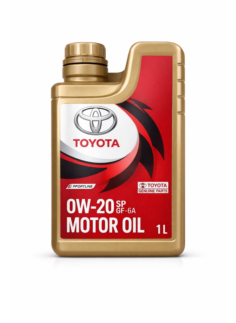 Toyota Motor Oil 0W-20 SP GF-6A – 1 Liter